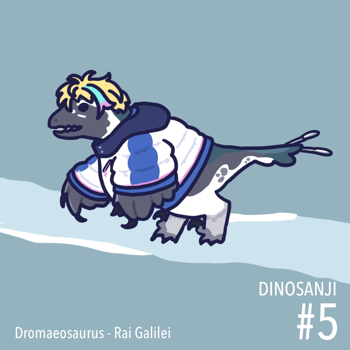 Dromaeosaurus Rai by Layla Alstroemeria