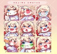 Hime Hajime Emotes by LilythArts