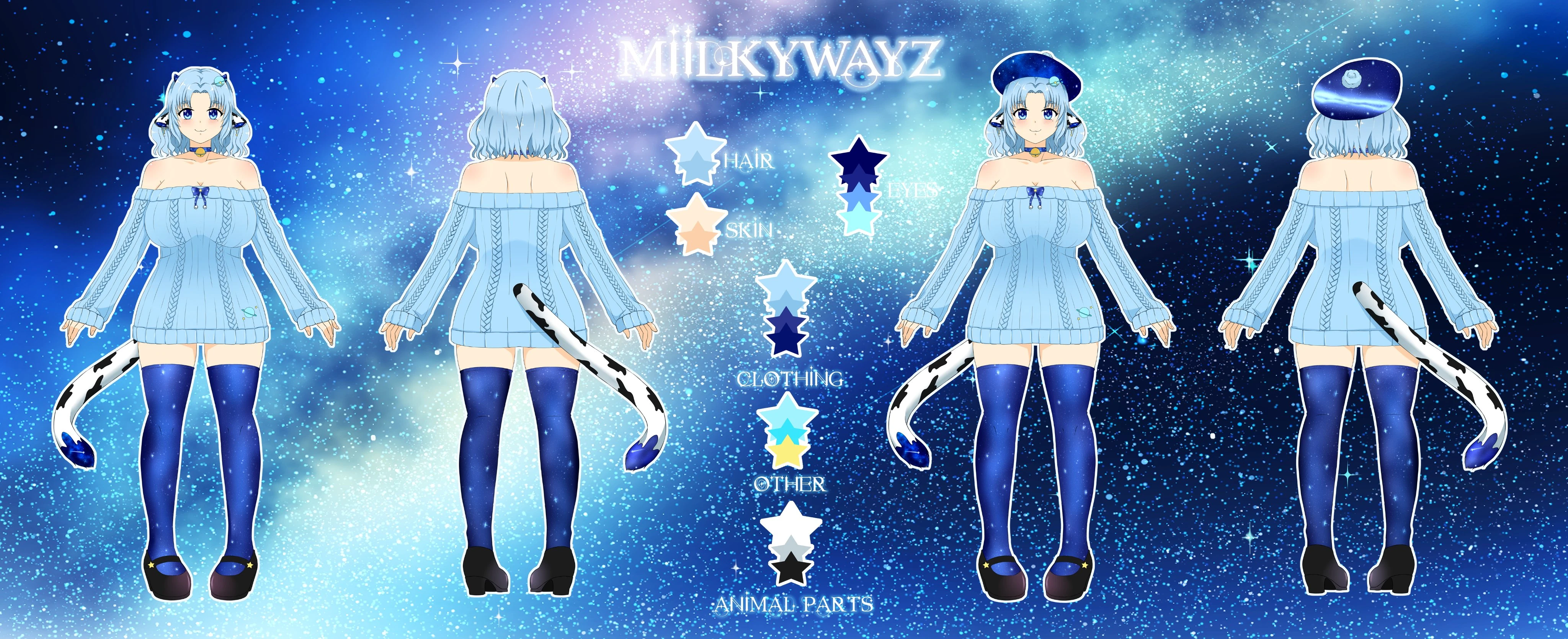 Milky's original reference sheet