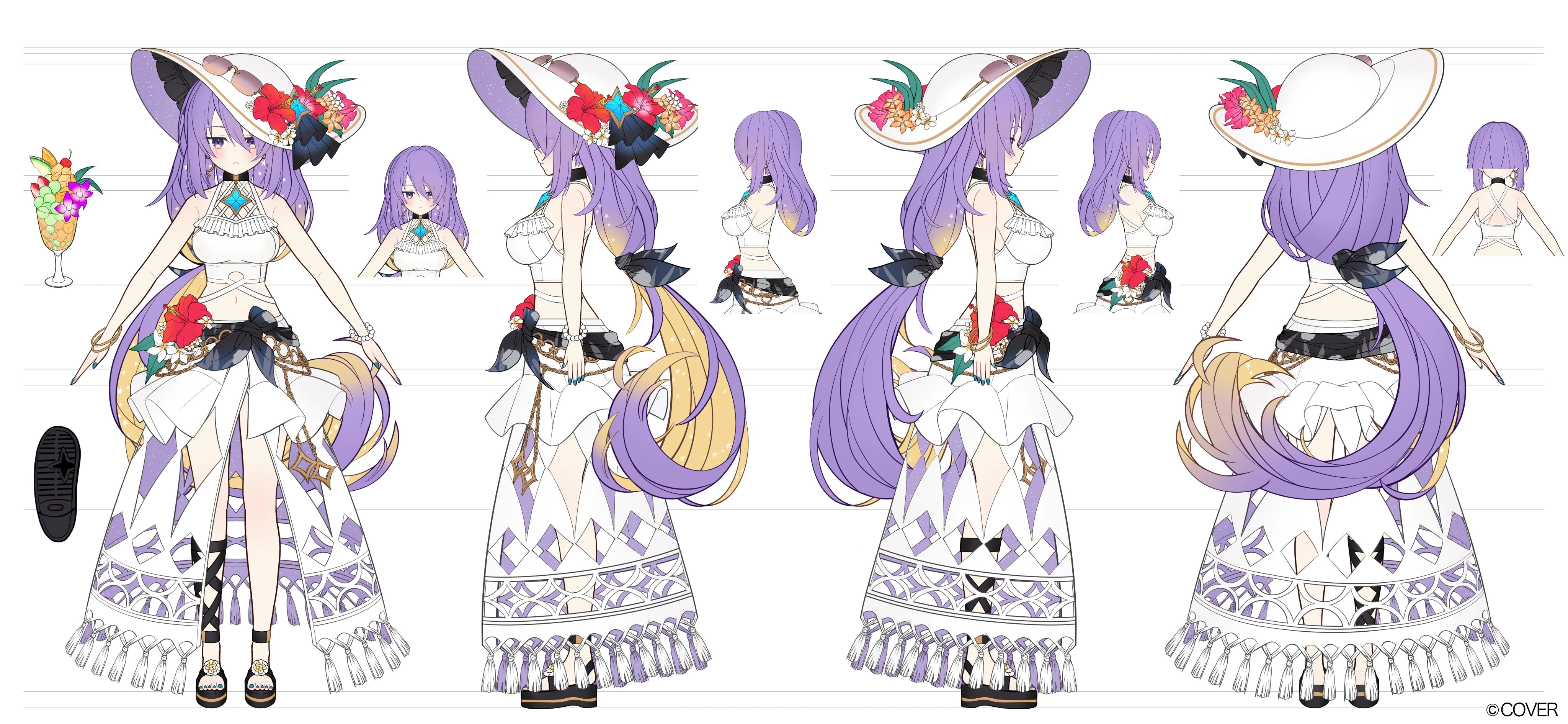 holonatsu Paradise Costume Reference Sheet