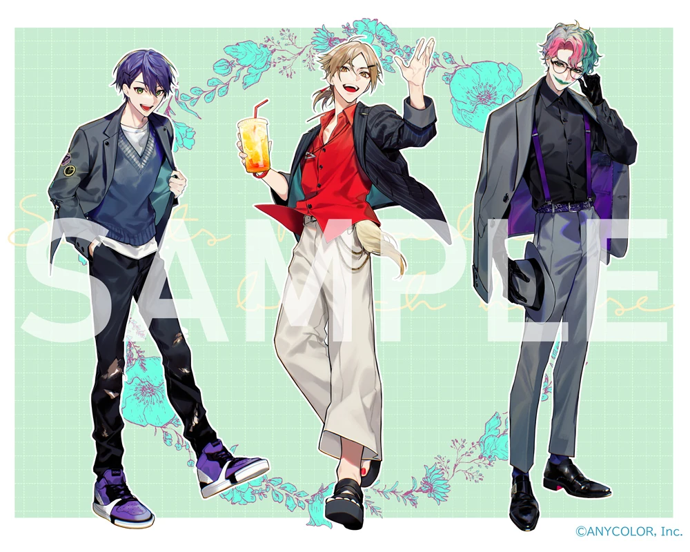 NIJISANJI Cafe in Sweets Paradise Illustration<br>by Chihiro Takita