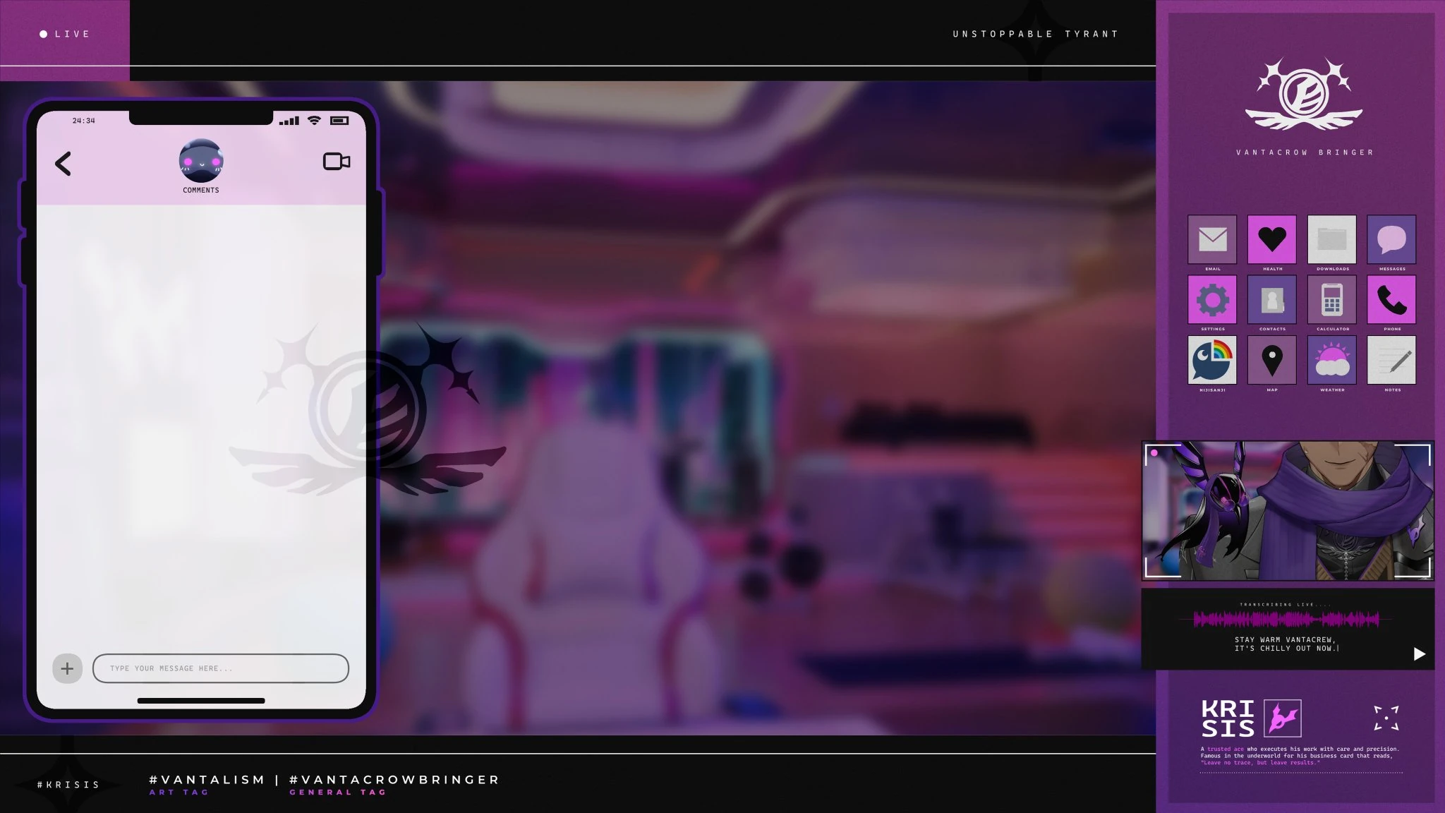 December 2024 Chatting Overlay<br>by OrihimeVT