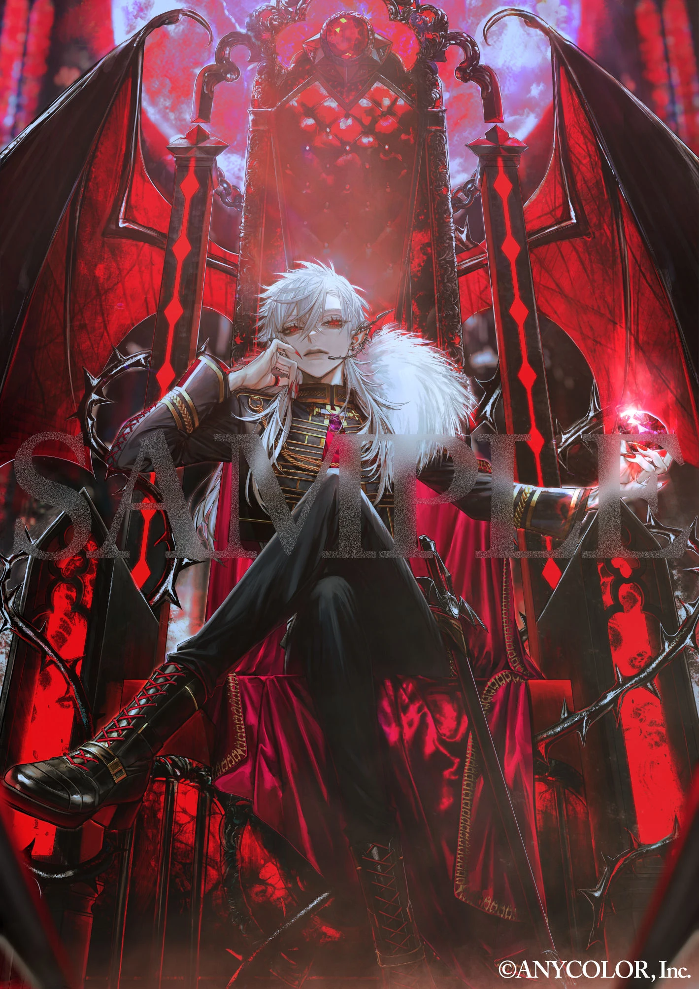 One-Man Live "Bloody Alexandrite" Illustration by AU