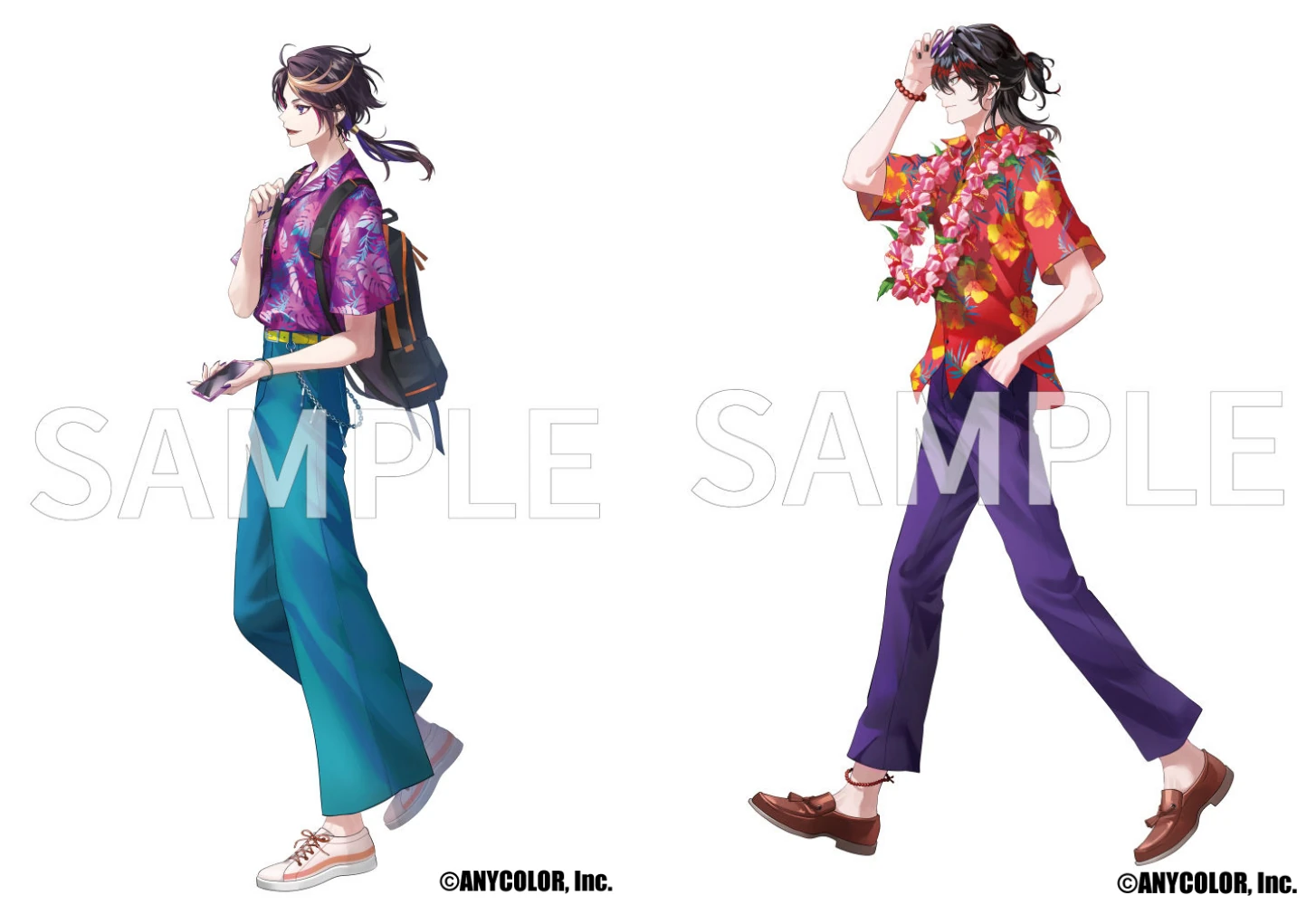 Luxiem Spring Break Illustration by Komichi Sako