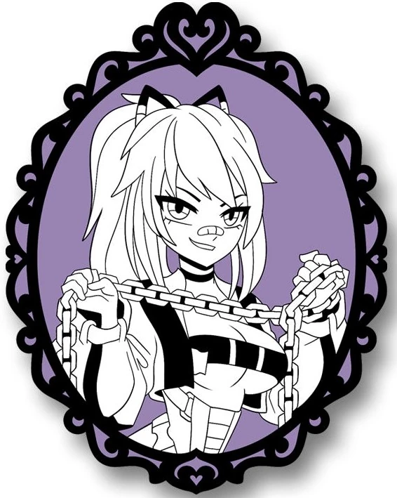 Portrait of Melody Pin by CalMoray