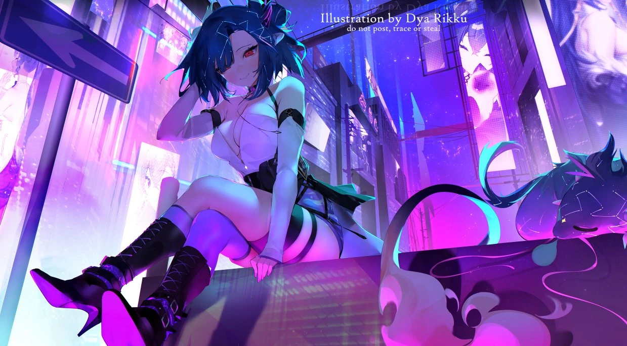 2023 starting screen illustration<br>by DyaRikku