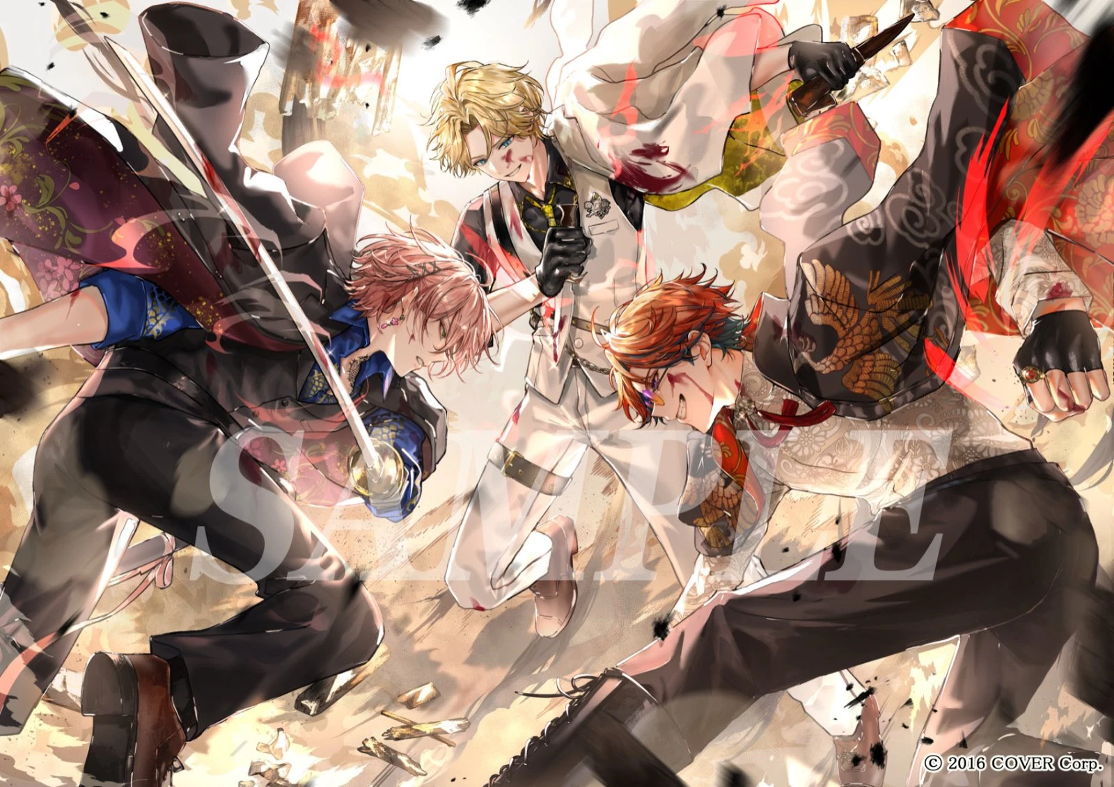 AGF2025 Gangstars Voice Pack Key Visual by Asano