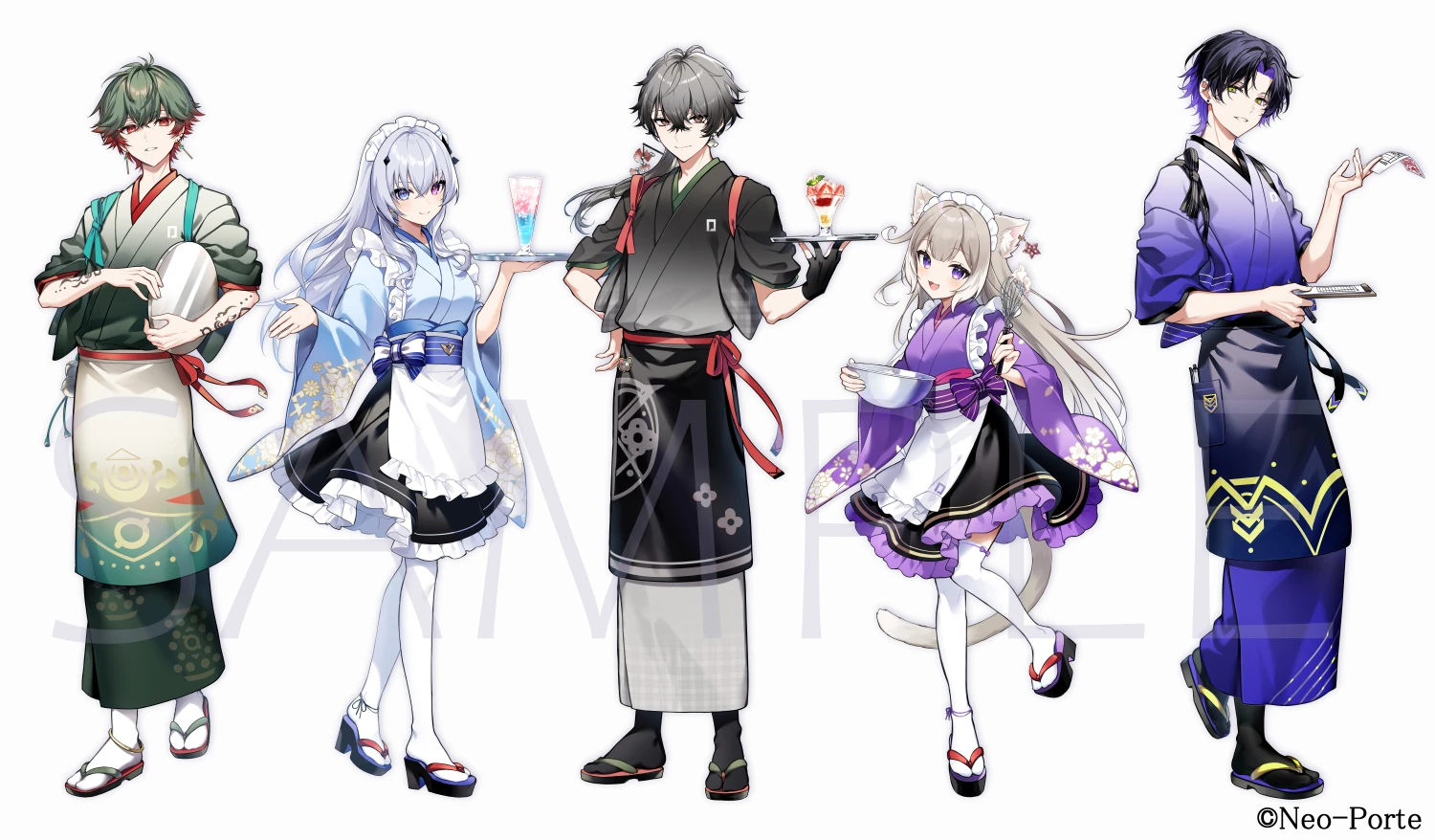 Neo-Porte × SWEETS PARADISE Illustration by [https://x.com/Tokunaki_Nozomu/status/1867515384842400248 Tokunaki Nozomu]