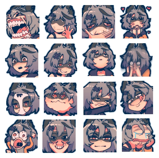 Snuffy Emotes by [https://twitter.com/MAMETCHl MAMETCHl]