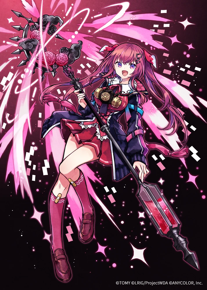 Muyu Card for the WIXOSS booster pack "Nijisanji DIVA" by Buzz