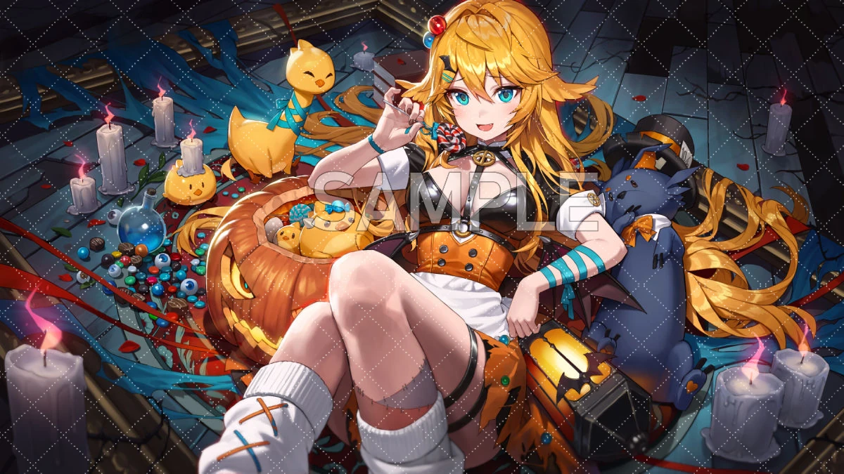 Dokibird 2025 Halloween Voice Illustration by muna_1414