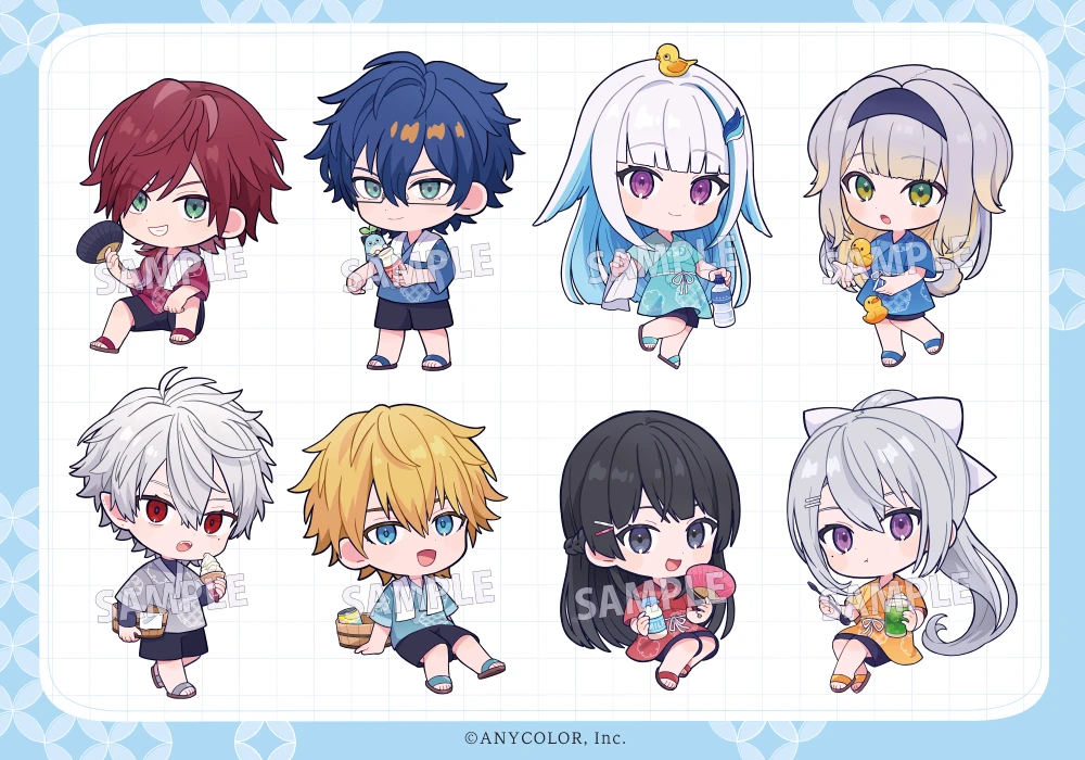 NIJISANJI x Raku Spa SD Illustration by Mitsumi