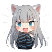 Nachoneko 1,000 Subscribers Illustration