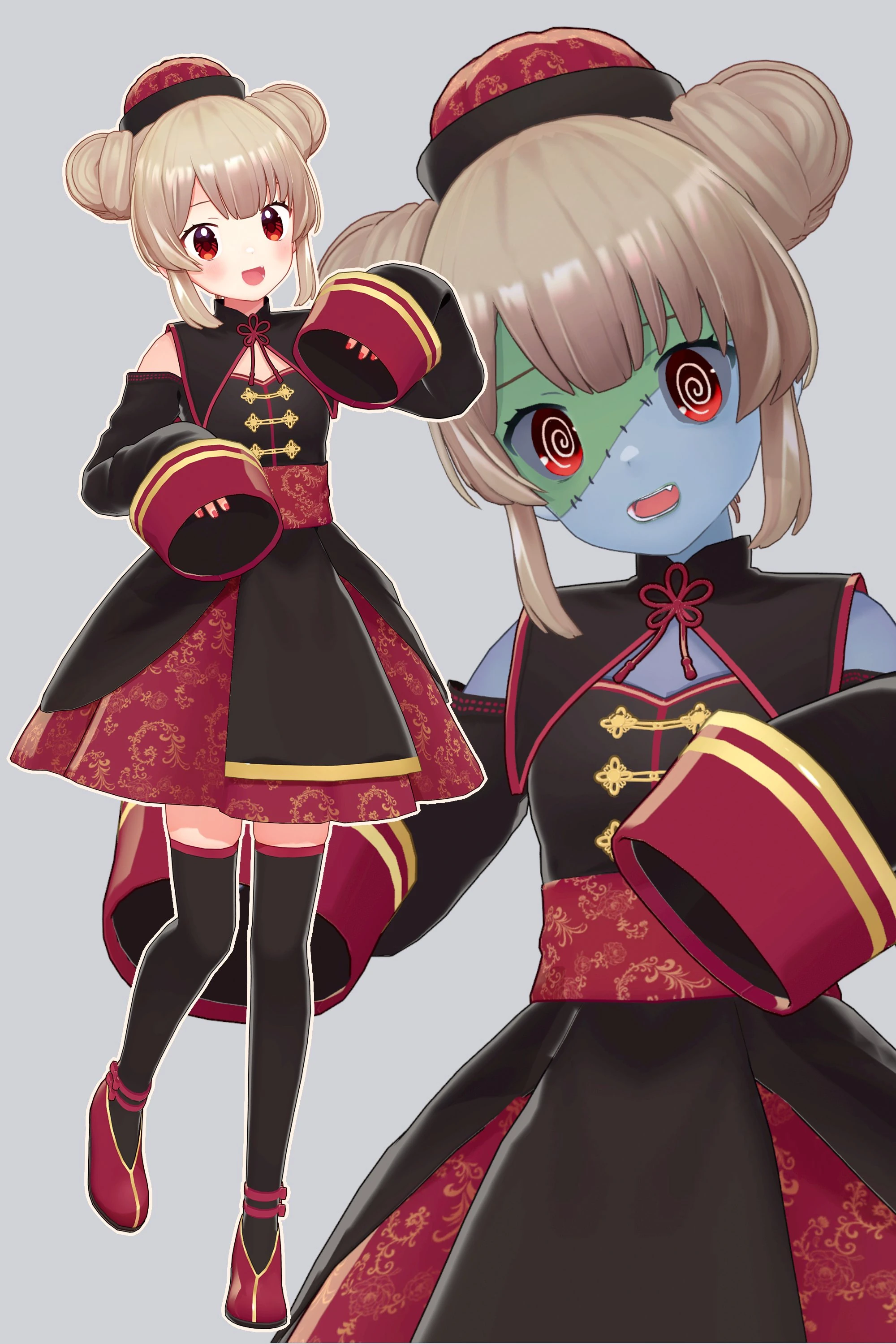 Natori Sana's 2022 halloween 3D costume