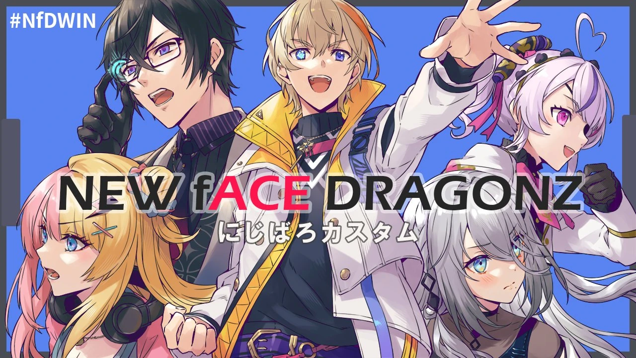 New fACE Dragonz 2nd NIJISANJI VALORANT Custom Illustration<br>by TAKUMI