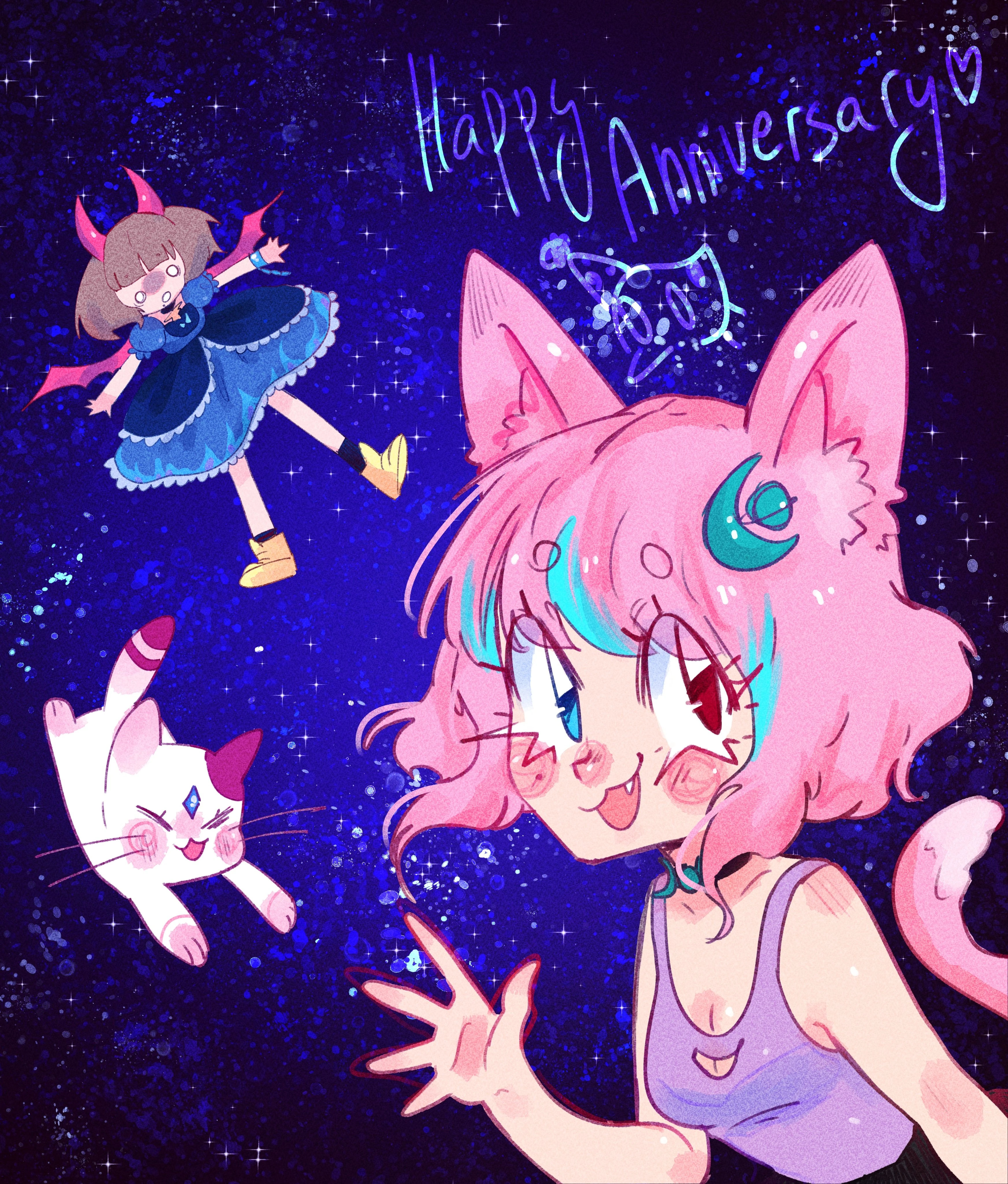Nuri Moon Birthday Art Work