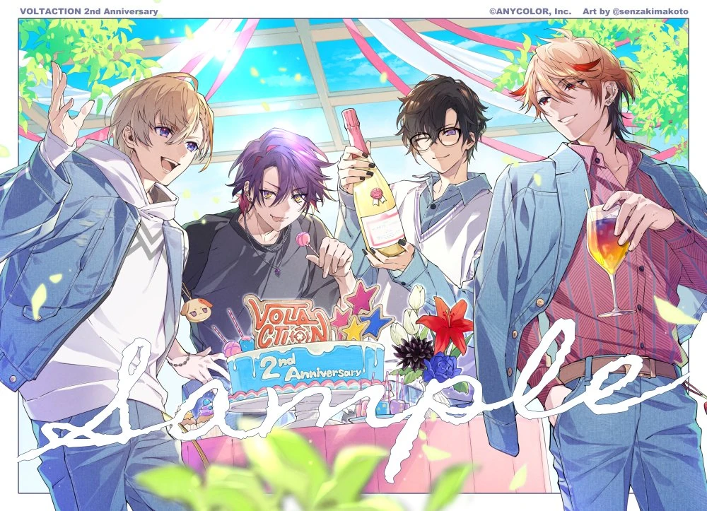 VOLTACTION 2nd Anniversary Goods Illustration by Senzaki Makoto