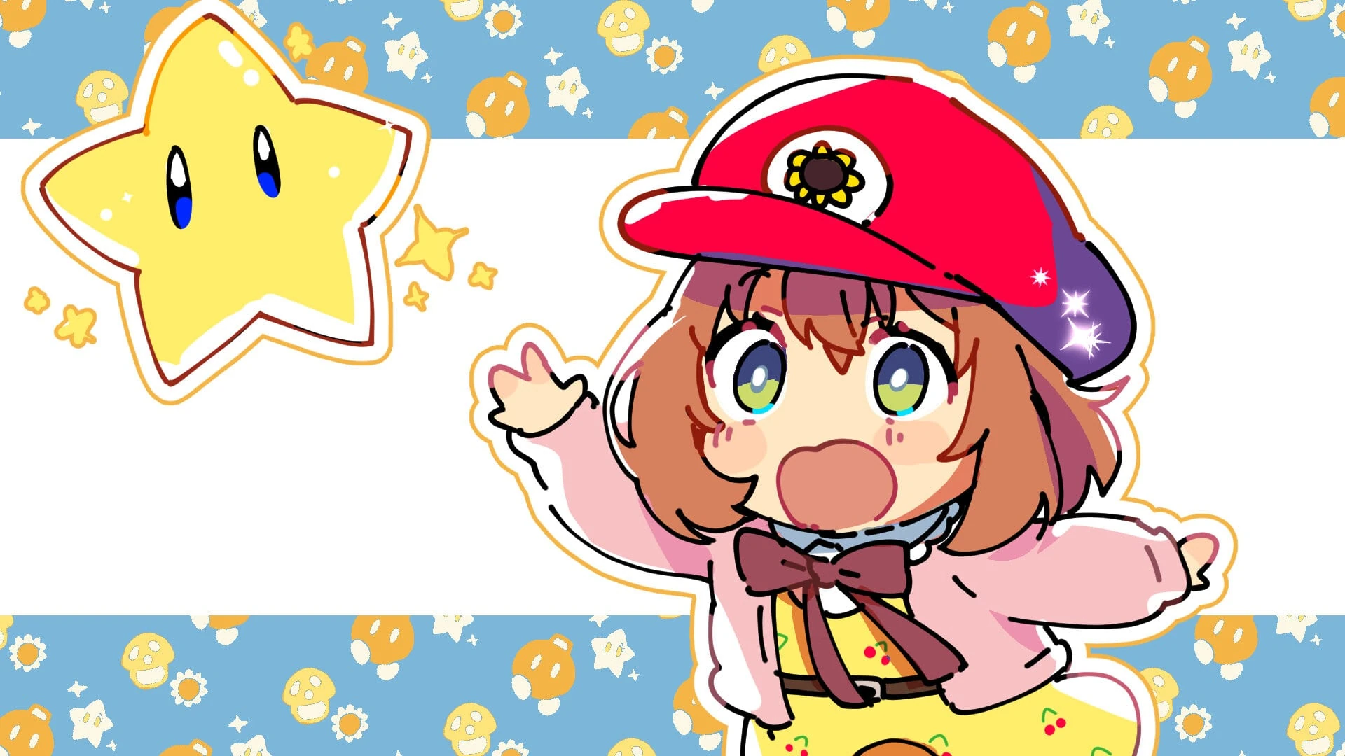 Super Mario 64 Illustration<br>by Nana