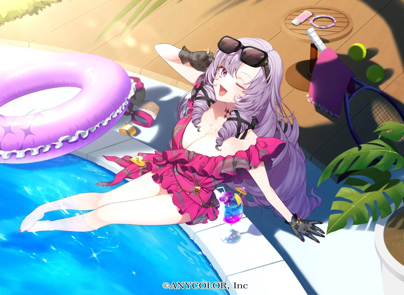 Menimeni Manimani MV Swimsuit Illustration by Adumako