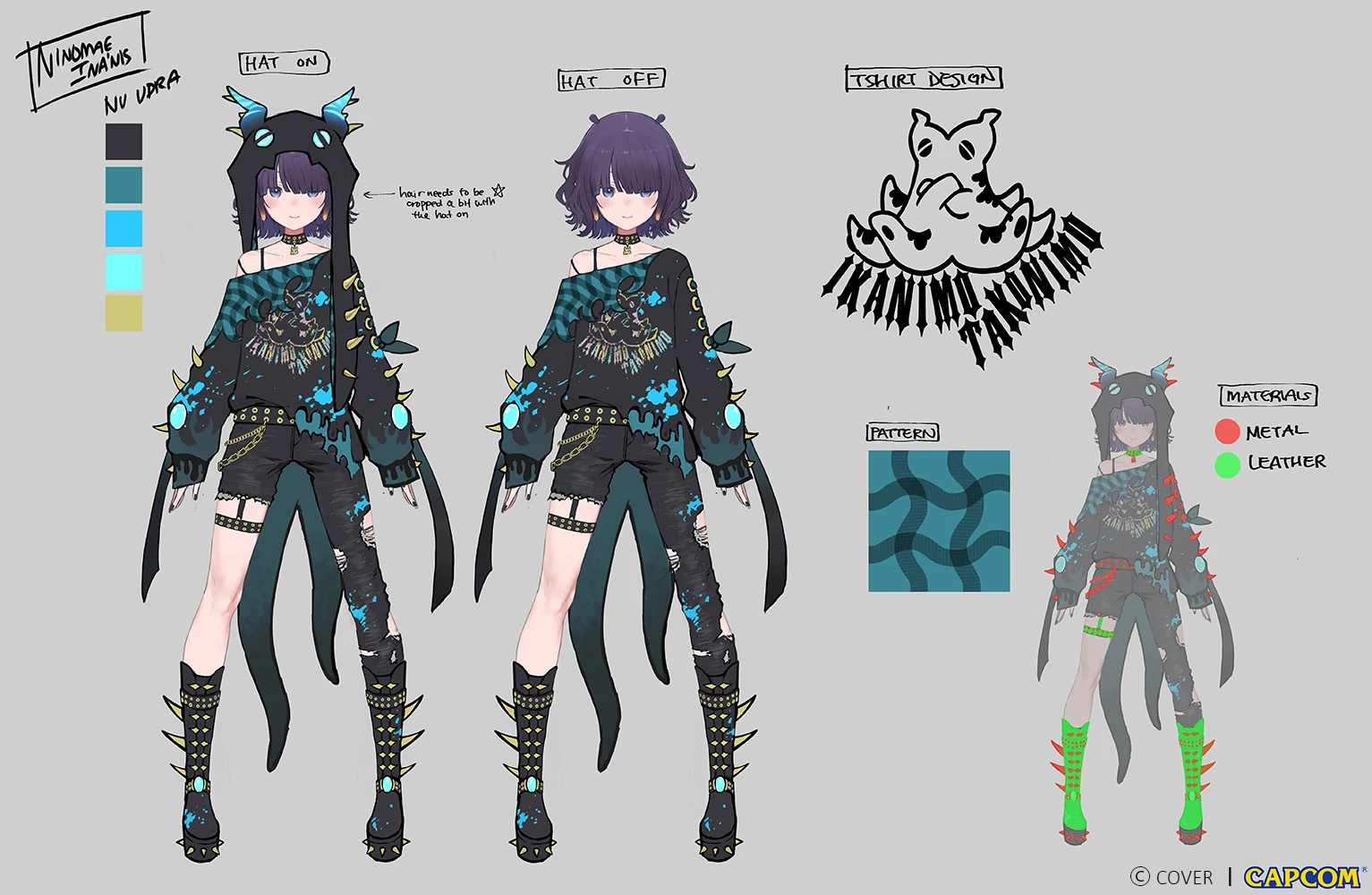 Costume Design<br>by Ninomae Ina'nis