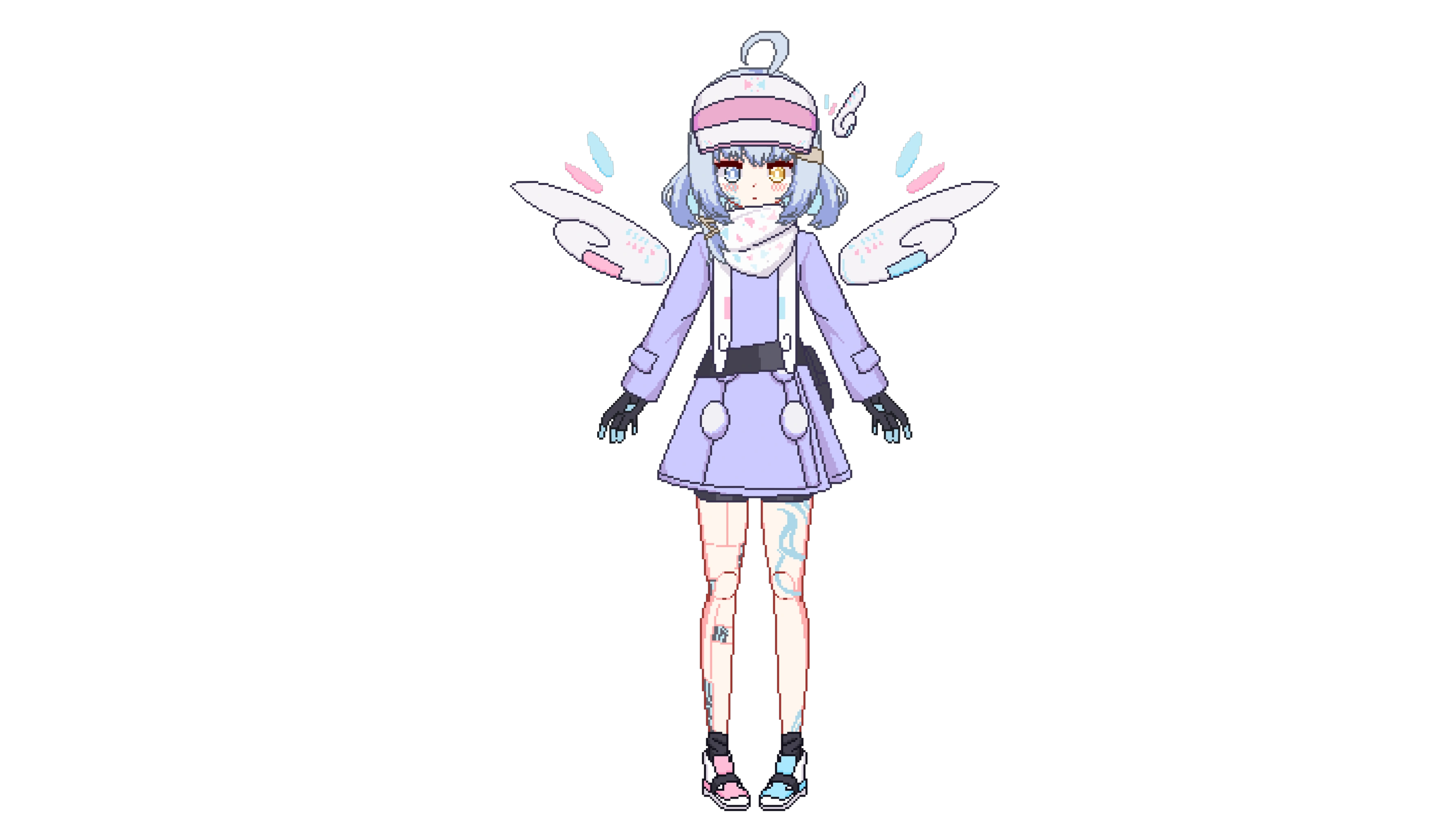 Pixel Model with Jacket