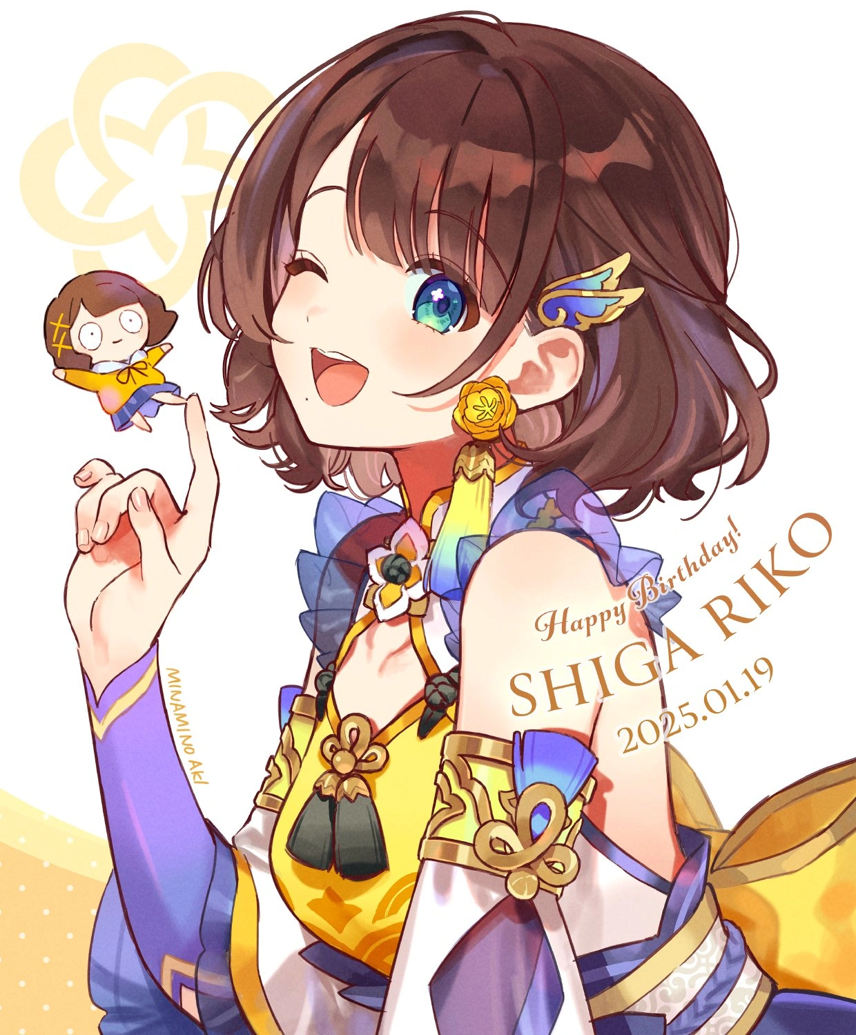2025 Birthday Illustration<br>by Aki Minamino
