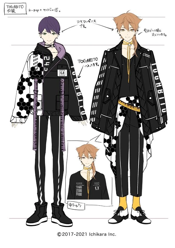 Togabito x DMM Scratch Costume Design by Katagiri Ikumi