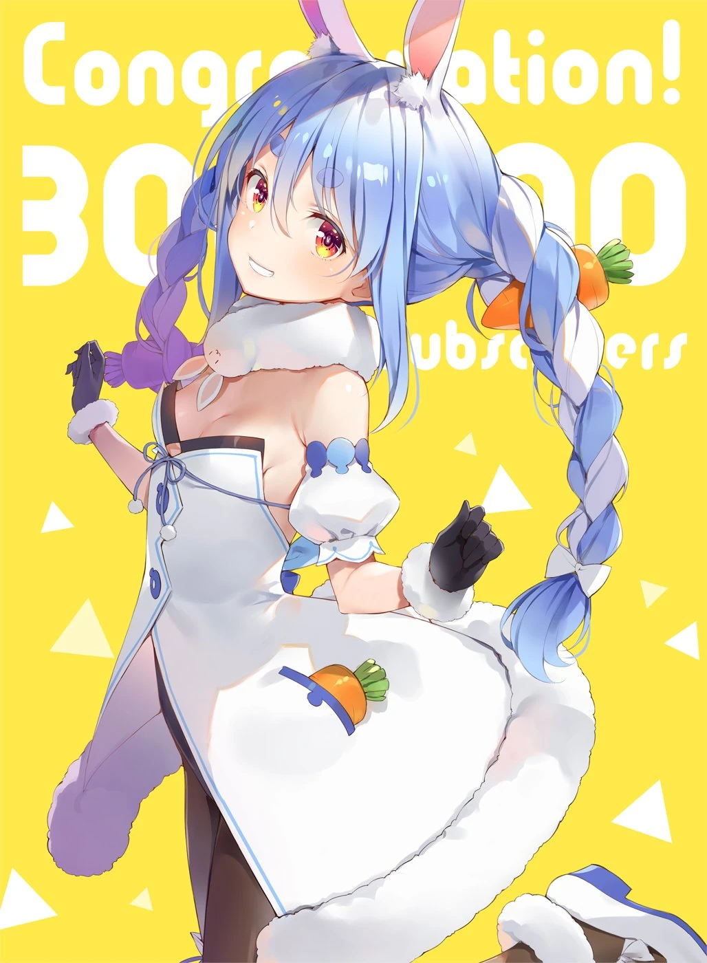 300K Subscribers Illustration<br>by Yuuki Hagure