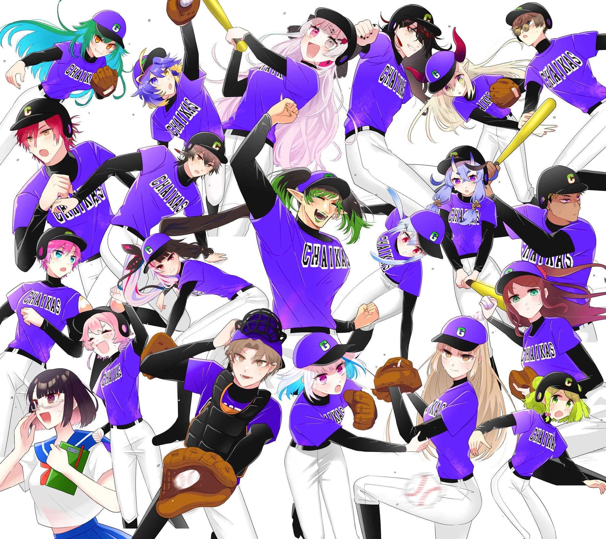 We Are Baseball Illustration by Bangohan