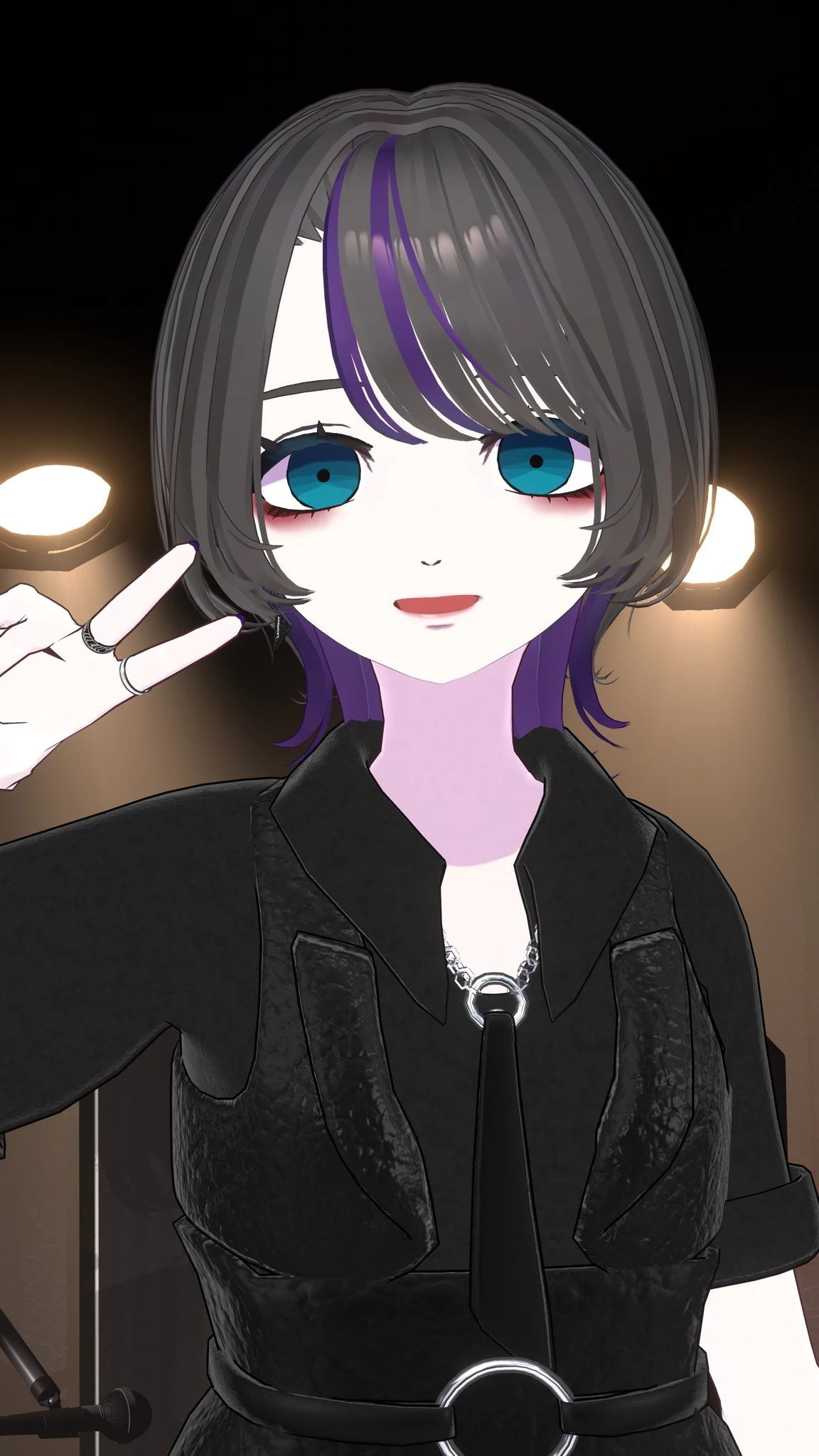 3D Band Vocalist Half Shot