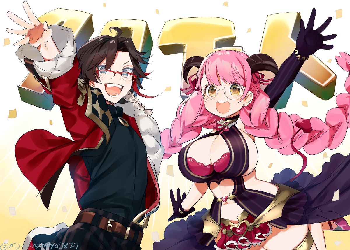 Crimson Snow Crab 50k Subscribers Outfits Illustration<br>by Ninahachi
