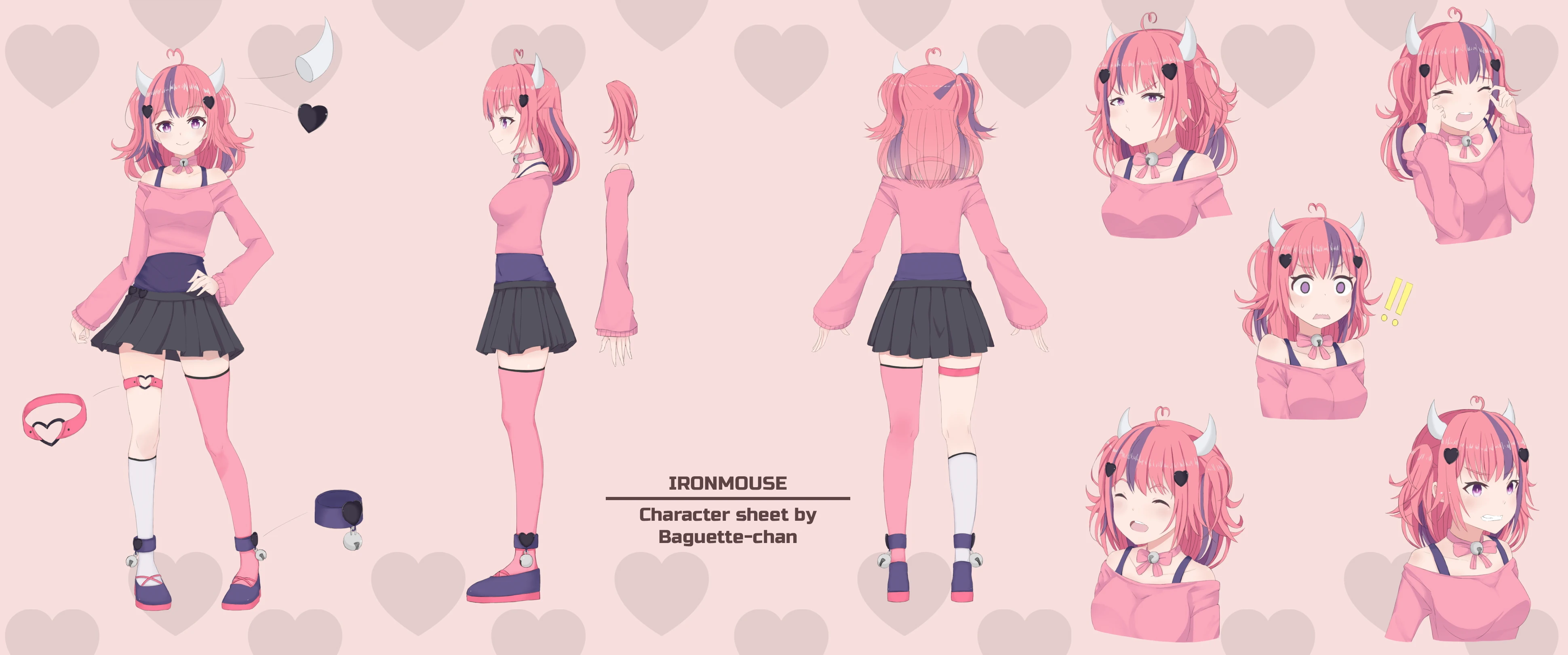 "Season 1" Character design sheet by Baguette-chan