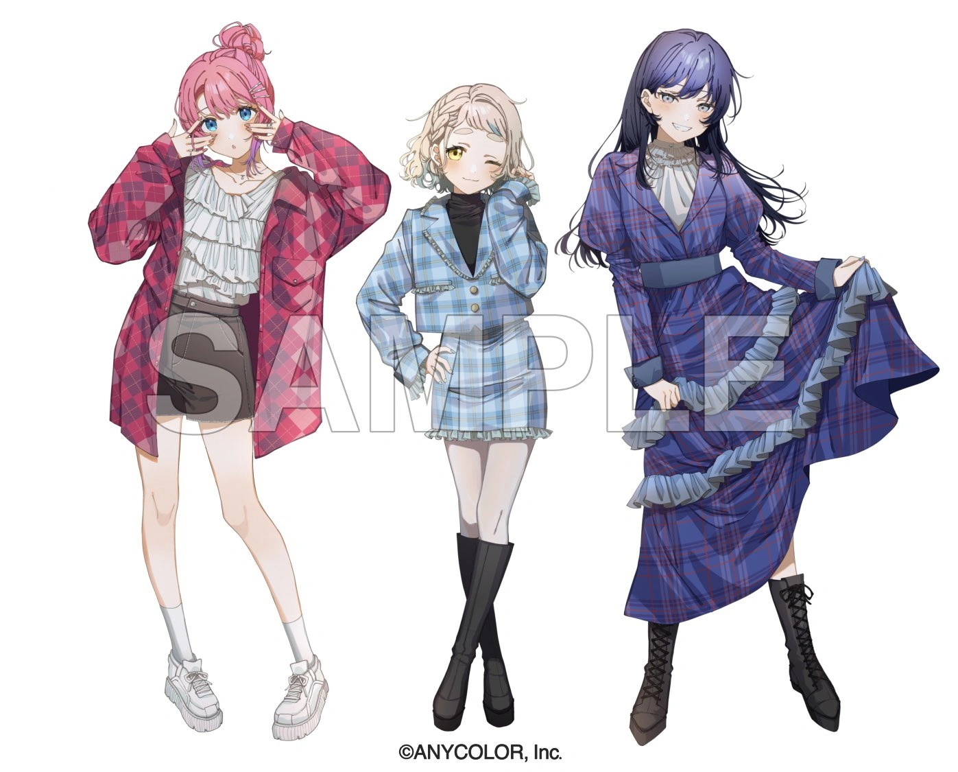 NIJISANJI Fashionable Autumn lllustration<br>by Iwawa
