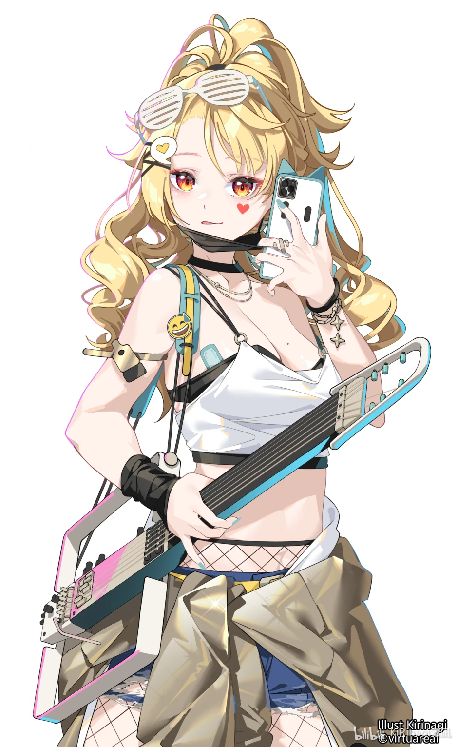 VirtuaReal 3RD MUSIC MIX UP!! Illustration<br>by KiRinagi