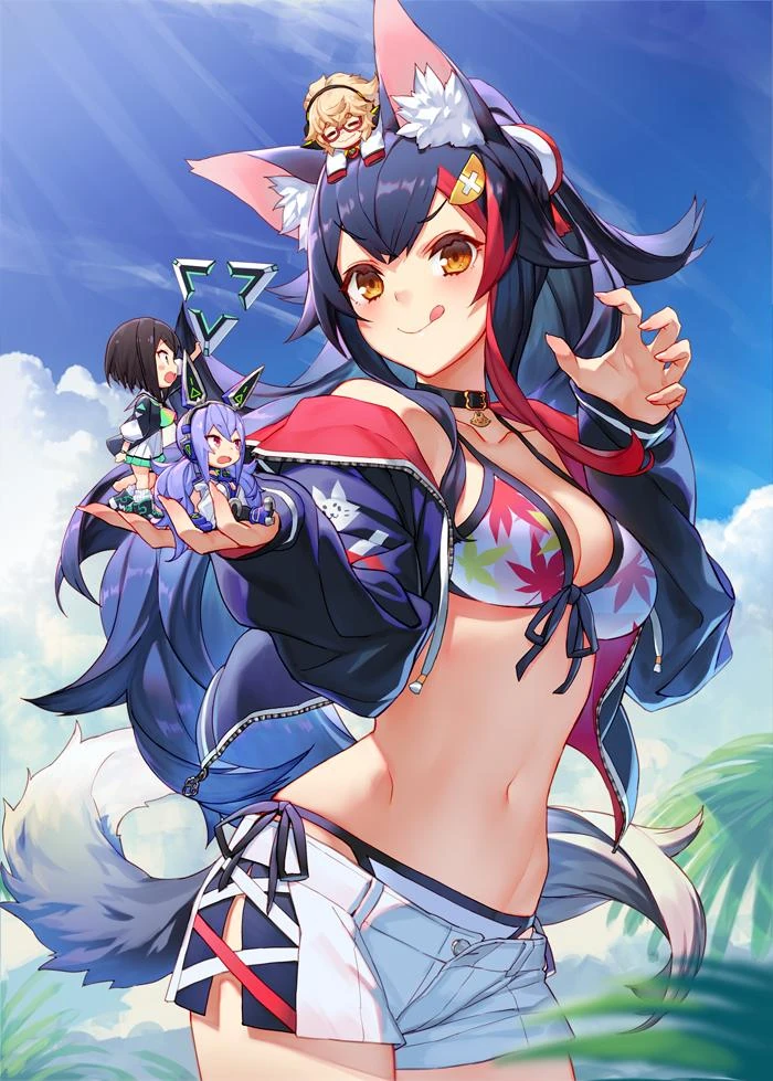 VSISTERS Artbook Cover Illustration<br>by Izumi Sai