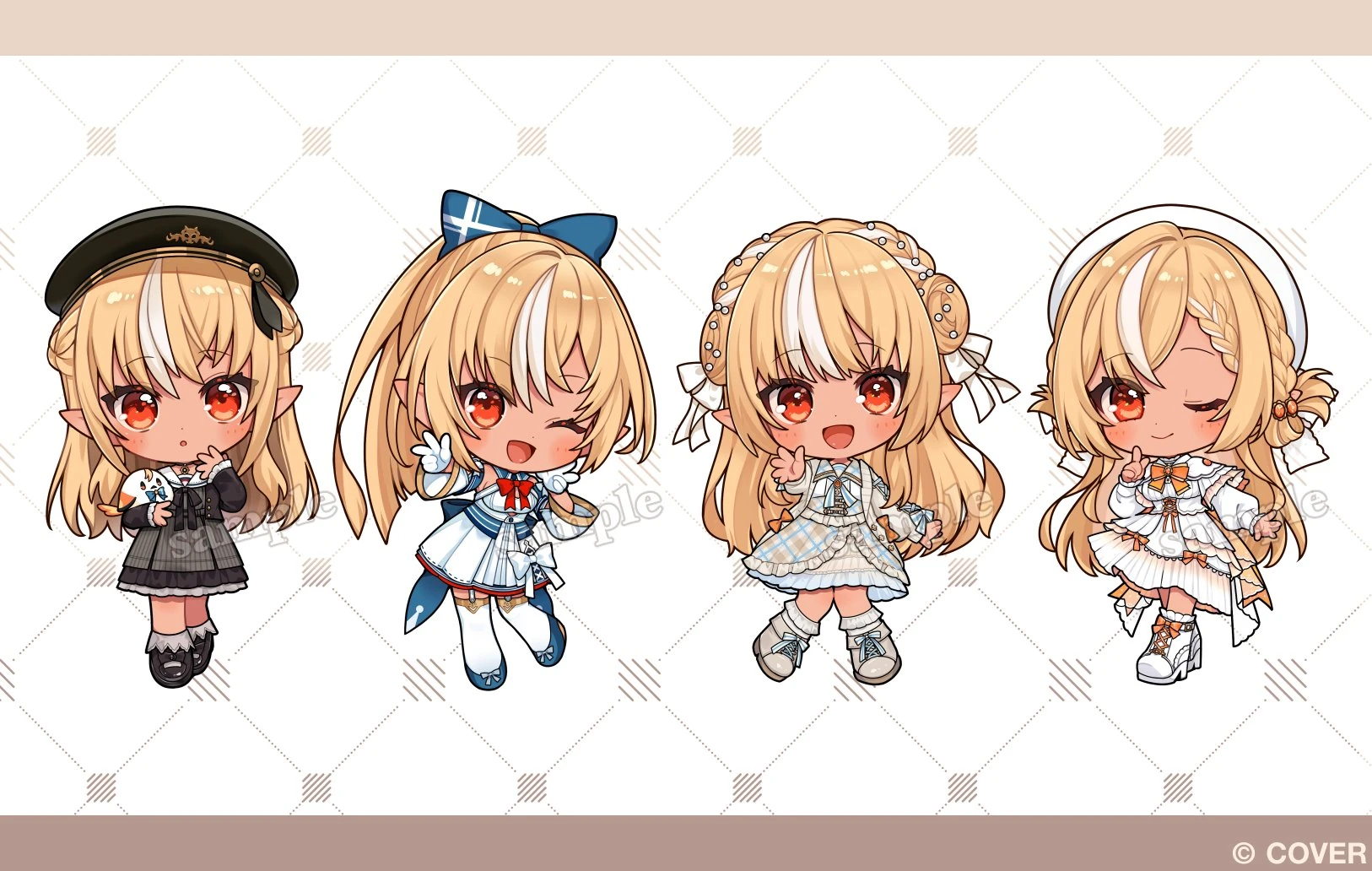 7th Costume Celebration Random Button Badge<br>by Kuno