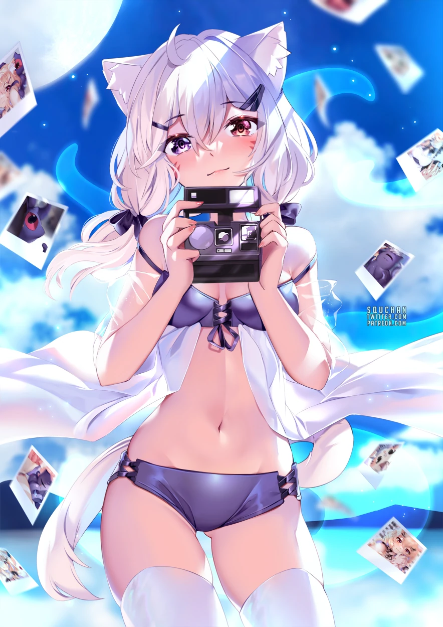 Shyrei with polaroid