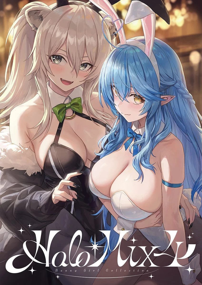 HOLO+MIX 4 Artbook Cover Illustration<br>by Guchico