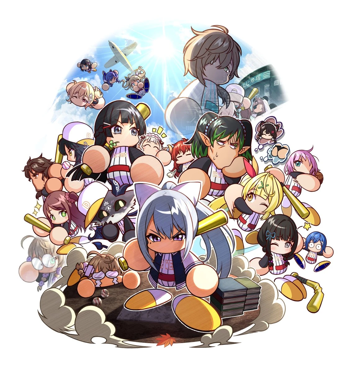 NIJISANJI Koshien 2021 Illustration<br>by Mata Nonki