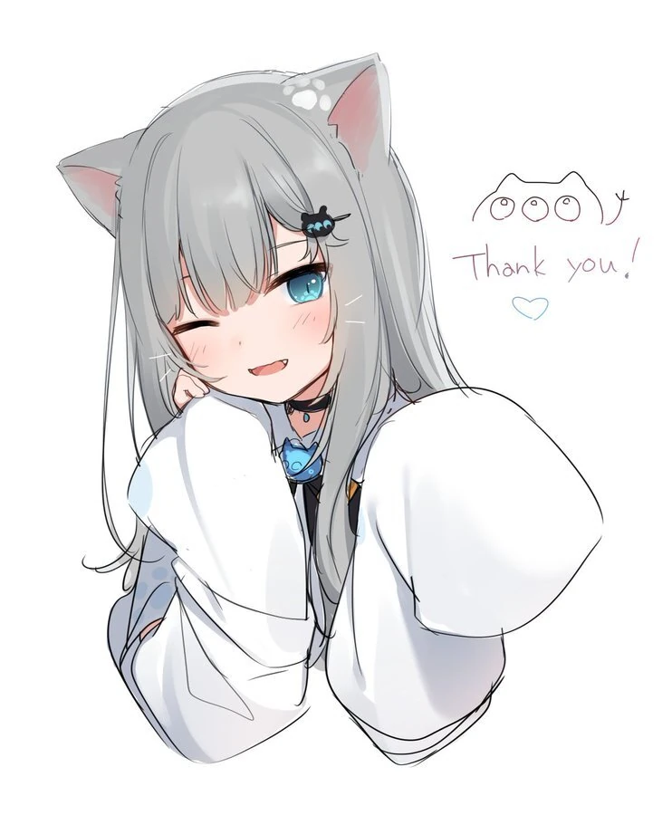 Nachoneko 200,000 Subscribers Illustration