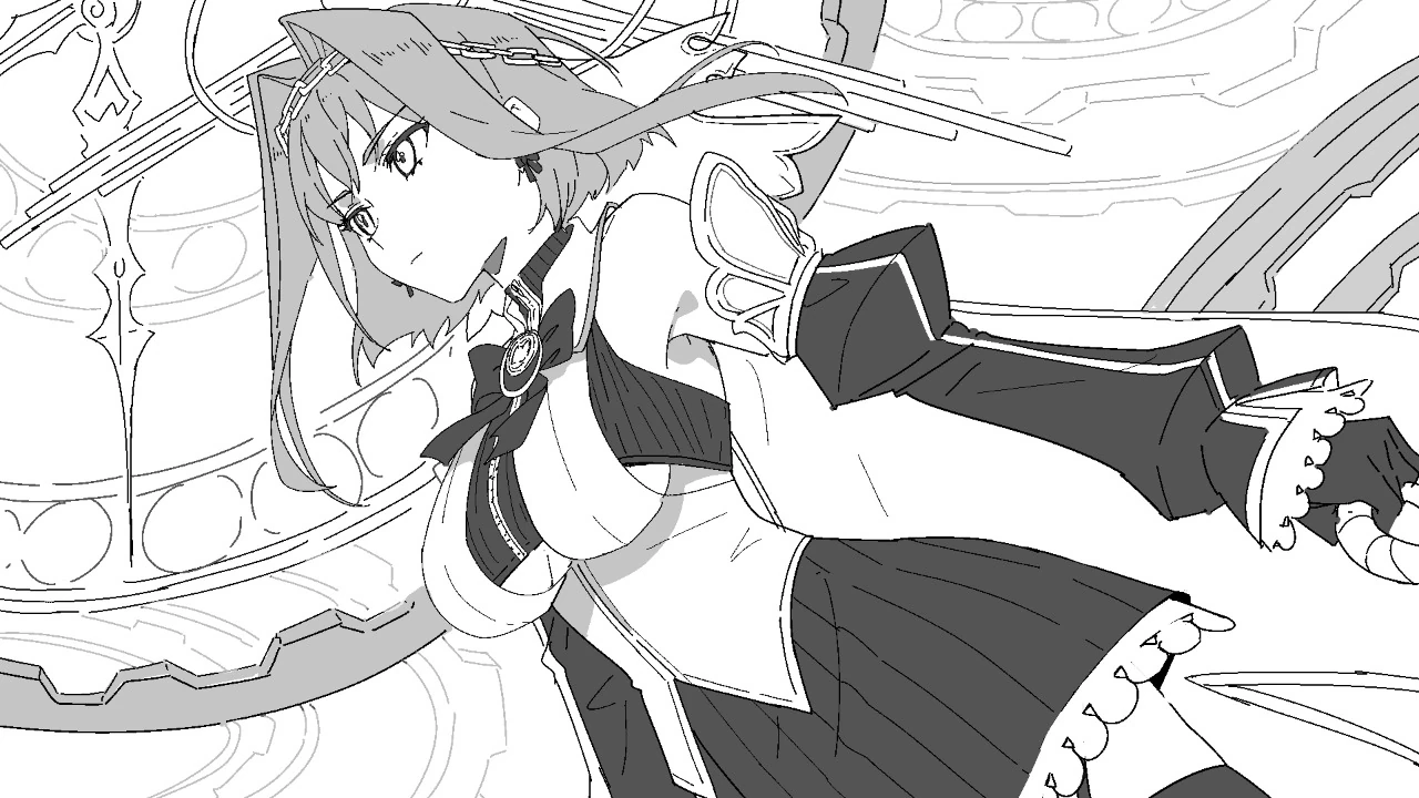 Ouro Kronii's Debut Illustration