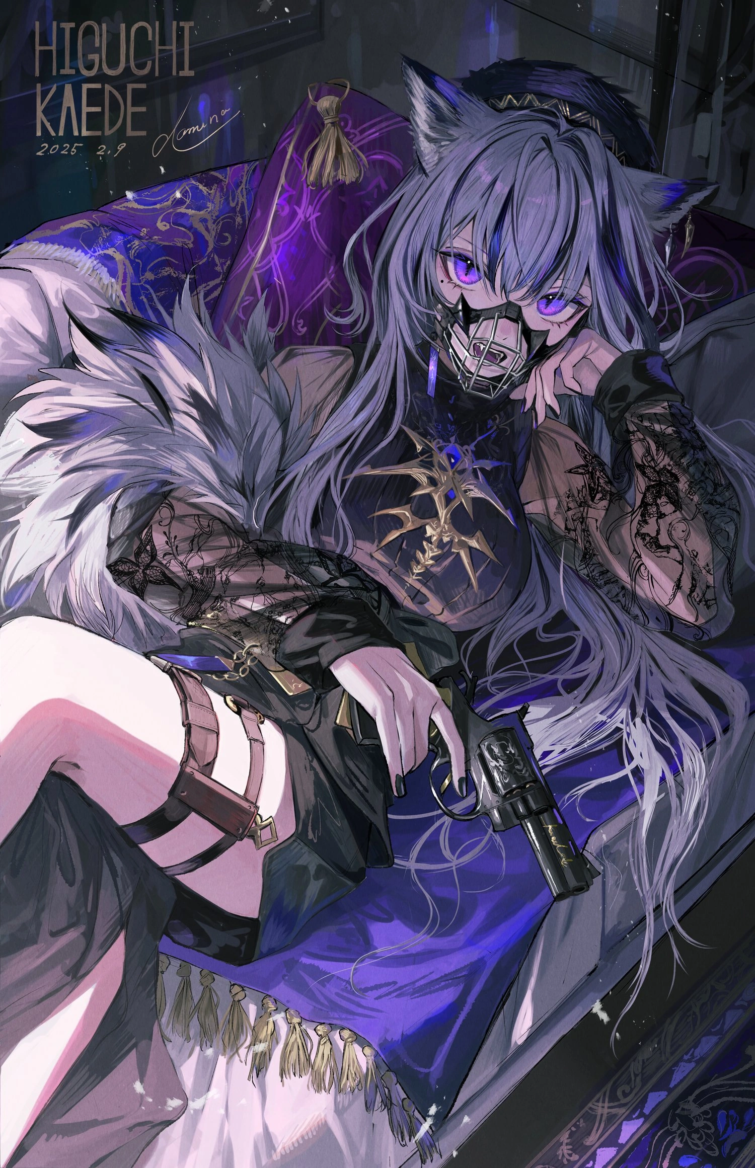 Siberian Husky Costume Illustration by Ozaki Domino