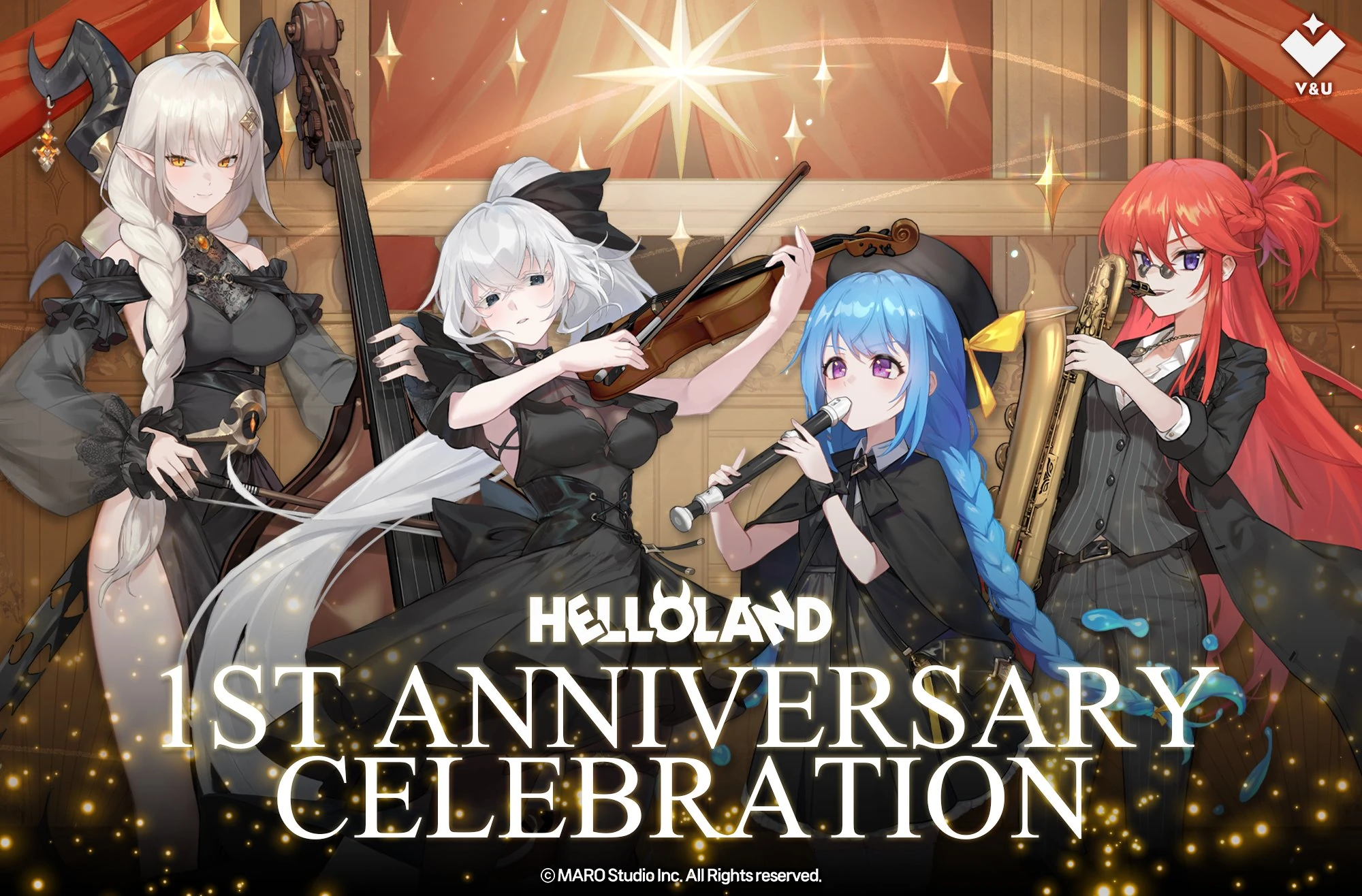 Misma, Spectra Libitina, Zeli Zuimu, and D.K Graves official 1st anniversary art