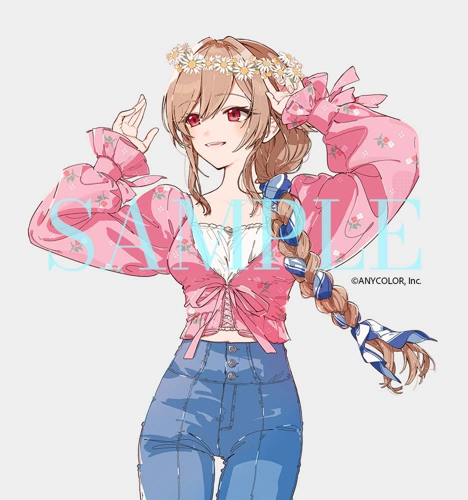 NIJISANJI Spring Fortune Campaign Illustration by Keisin