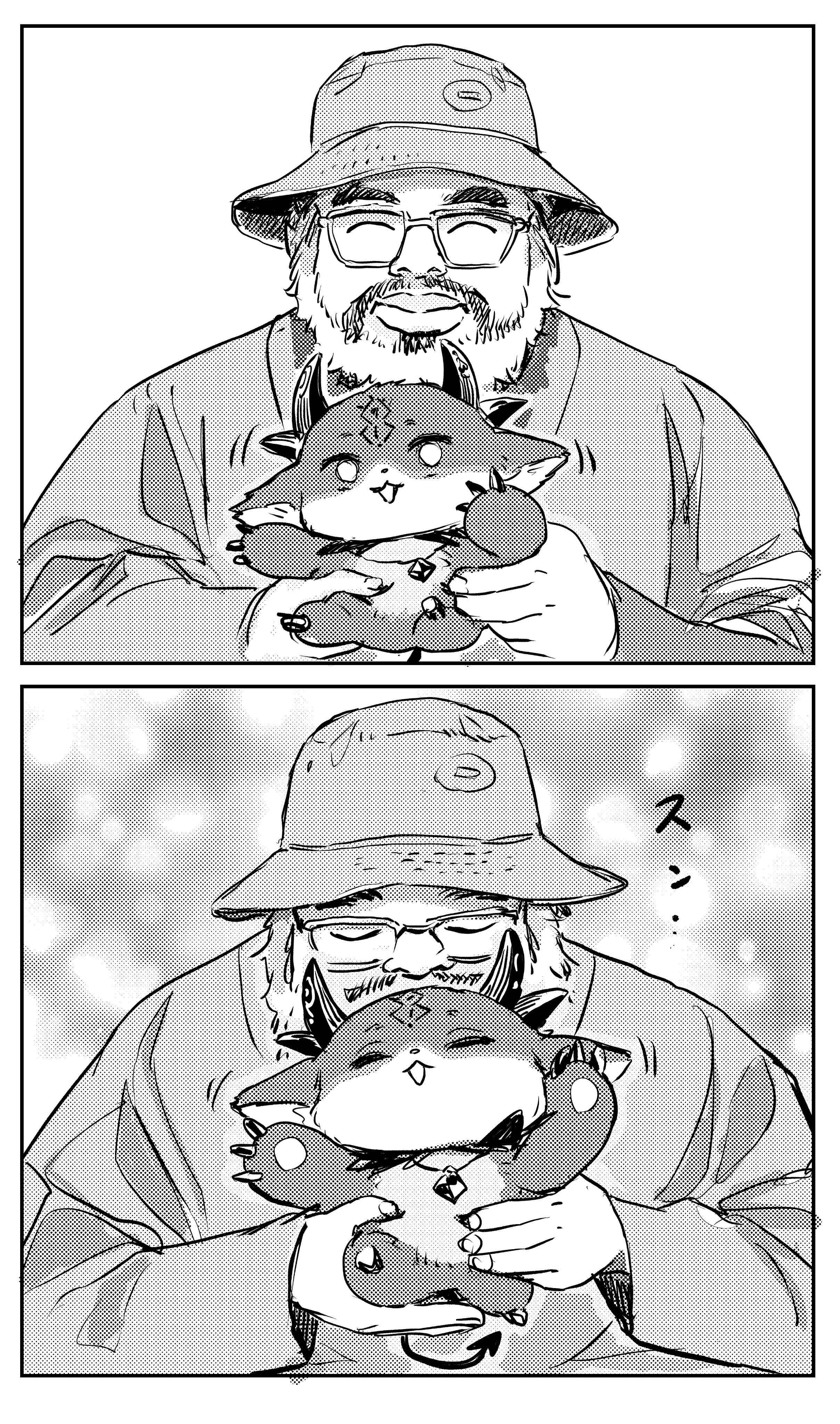 Debidebi Debiru and Akihito Tsukushi<br>by WADA