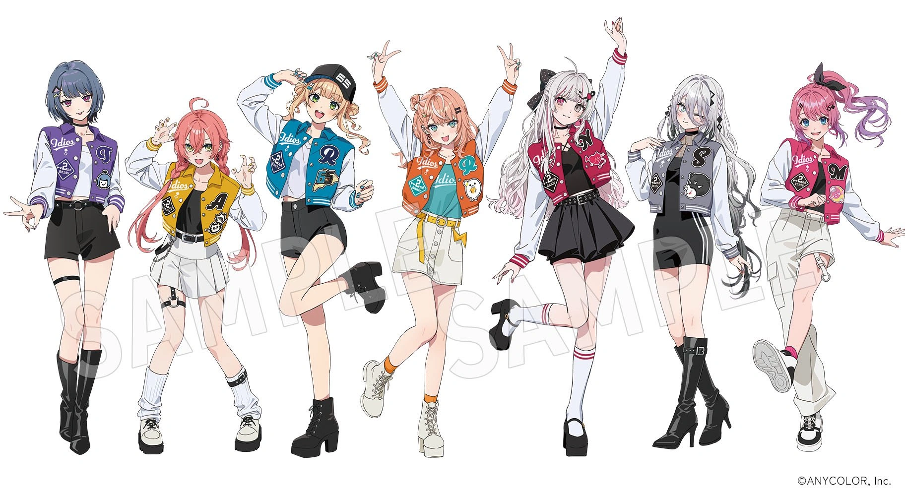 Idios 2nd Anniversary Goods Illustration by Moya