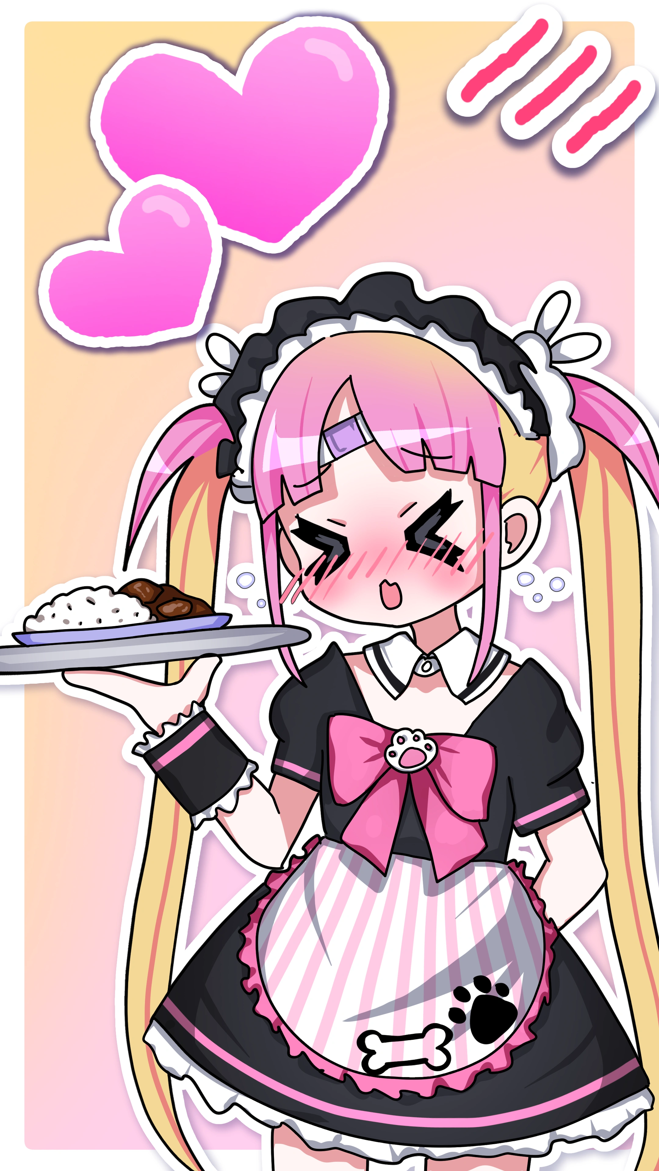 kyOresu maid Phone wallpaper