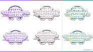 Nekomata Okayu, Shirogane Noel, and Kazama Iroha ASMR Logo and Banner Designs by Potori
