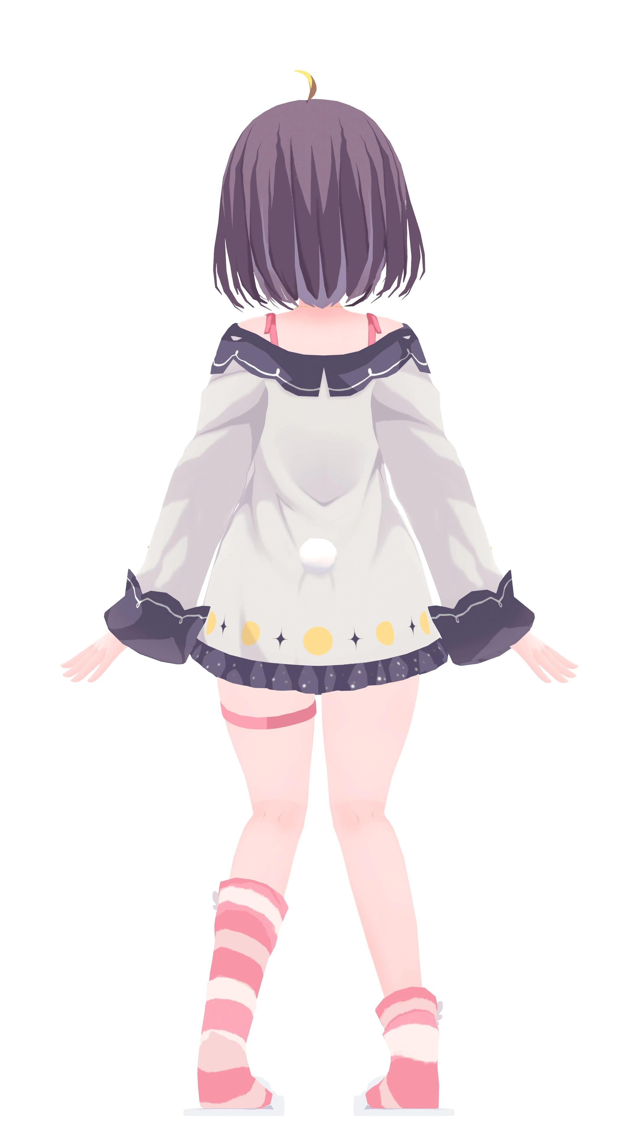 Fan 3D Model Back View<br>by Kalatanuki