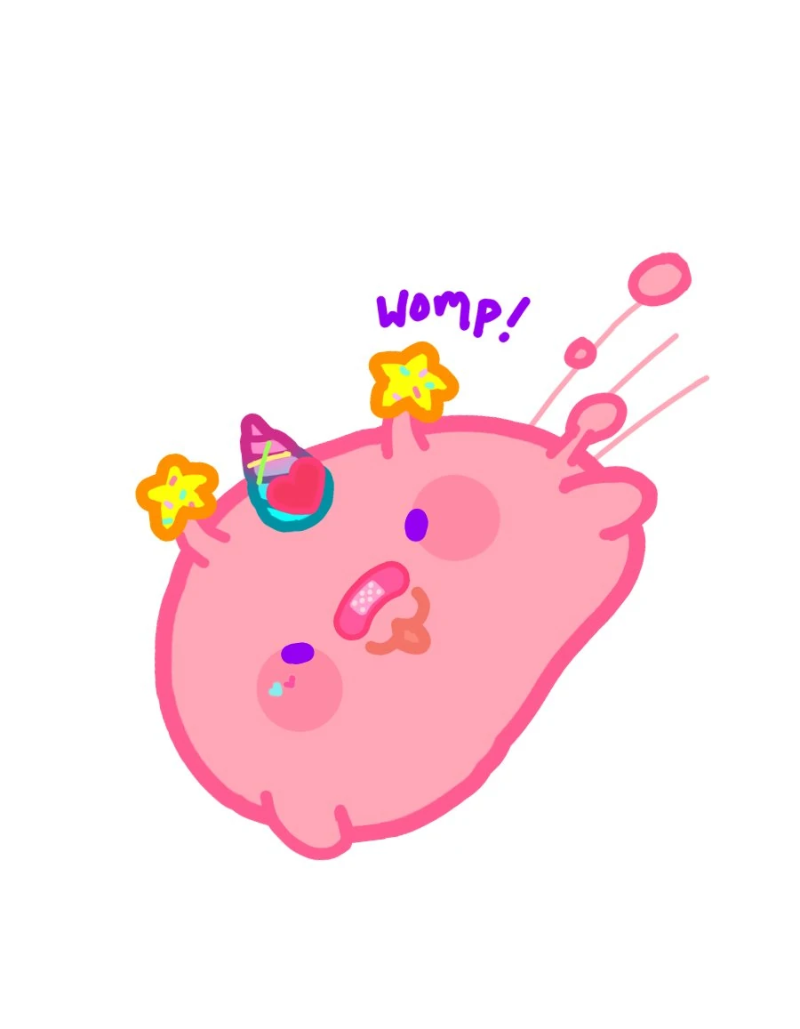 Pyon's self-portrait Slime Ver.